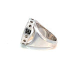Cablecar Diamond Ring | 18K White Gold | Personalised Engraving