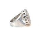 Cablecar Diamond Ring | 18K White Gold | Personalised Engraving