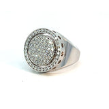 Cablecar Diamond Ring | 18K White Gold | Personalised Engraving