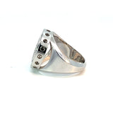 Cablecar Diamond Ring | 18K White Gold | Personalised Engraving