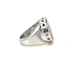 Cablecar Diamond Ring | 18K White Gold | Personalised Engraving