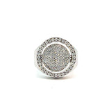 Cablecar Diamond Ring | 18K White Gold | Personalised Engraving