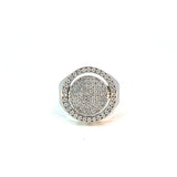 Cablecar Diamond Ring | 18K White Gold | Personalised Engraving