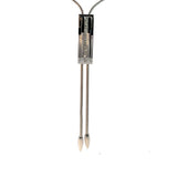 Cablecar Diamond Bar Lariat Necklace in White 18 K Gold