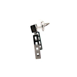 Cablecar Geometric Diamond Drop Earrings in White 18 K  Gold