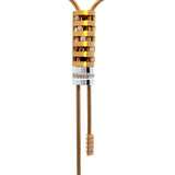 Cablecar Yellow & White 18 K Gold Diamond Cylindrical Lariat Necklace
