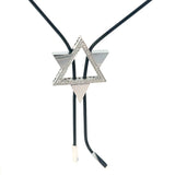 Cablecar Diamond David Star  Necklace in White Gold & 45stk diamonds 0,49ct H/ VVS