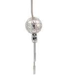 Cablecar White Gold & 33stk Diamonds 0,47ct Puzzle Sphere Tassel Charm Necklace