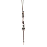 Cablecar Diamond Butterfly Lariat Necklace in White Gold