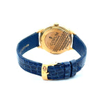 Corum Romvlvs Automatic Date Watch – Gold-Tone Case – Blue Date Ring – Swiss Luxury Watch