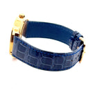 Corum Romvlvs Automatic Date Watch – Gold-Tone Case – Blue Date Ring – Swiss Luxury Watch