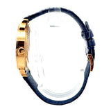 Corum Romvlvs Automatic Date Watch – Gold-Tone Case – Blue Date Ring – Swiss Luxury Watch