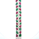 Gold Ruby, Emerald & Diamond Luxury Bracelet