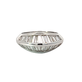 Diamond Geometric Band Ring | 18K White Gold | Contemporary Fine Jewelry