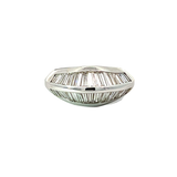 Diamond Geometric Band Ring | 18K White Gold | Contemporary Fine Jewelry