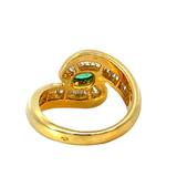 Emerald & Diamond Ring | 18K Gold | Fine Jewellery