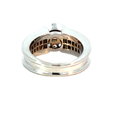 Diamond Ring | 18K White Gold | Central Diamond & Diamond Accents