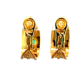 Emerald & Diamond Earrings | 18K Gold | Designer Fine Jewellery