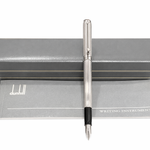 Dunhill white gold fountain pen with diamond detail in original presentation box with certificate