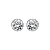 2-in-1 Ohrstecker mit Diamanten
