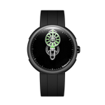 CIGA Design Wandering Hour automatic watch with CD-08 caliber and Super Black dial