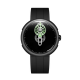 CIGA Design Wandering Hour automatic watch with CD-08 caliber and Super Black dial