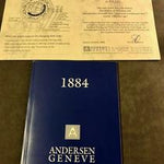 Andersen Genève 1884 mit Originalzertifikat und Weltzeit-Anzeige