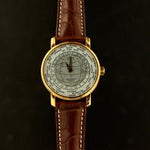 Andersen Genève 1884 mit kunstvoll graviertem Weltkarten-Zifferblatt