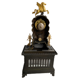 Waterfall French Empire-style Table Clock from the early 19th century