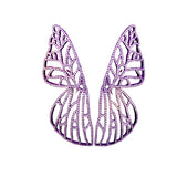 Titanium Butterfly Earrings with Diamonds