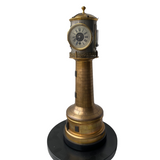 Lighthouse Table Clock by Andre Romain Guilmet, Paris around 1880