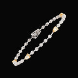 Bracelet WG, GG with Diamonds