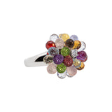 Ring with Semi-precious stones and Diamond