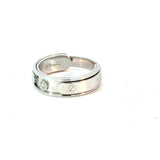 Baraka Herren 18K Goldband | 0,05ct Diamant | Vicenza Italien