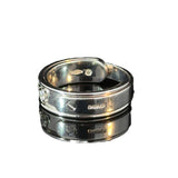 Baraka Herren 18K Goldband | 0,05ct Diamant | Vicenza Italien