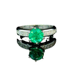 Smaragd Ring aus 18K Weißgold – eleganter Edelsteinring aus der Royal Jewellery Collection