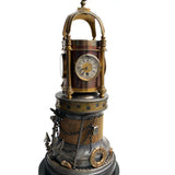 French Industrial Revolution Lighthouse Table Clock by André Romain Guilmet, 1890s