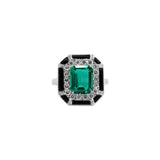 Art Deco Emerald Ring