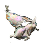 luxury dog lover brooch gemstone jewelry