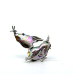 animal brooch diamonds sapphires artistic design