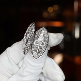 Busatti Marquise Diamond Ring 18K White Gold – Opening Statement Ring