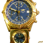 Breitling Chronomat K13050.1 18K gold caseback engraving