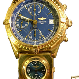 Breitling Chronomat K13050.1 18K gold caseback engraving