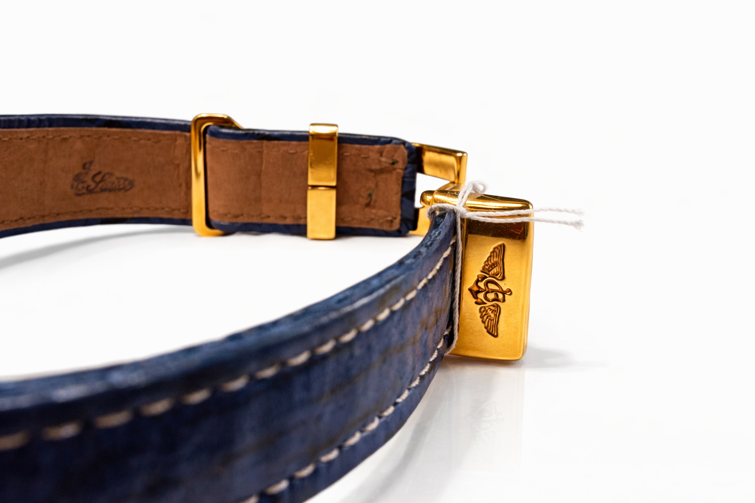 Breitling Chronomat blue leather strap