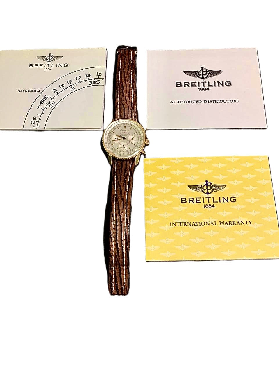 Breitling Navitimer 92 mit Internationaler Garantie und Booklet