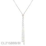 Collier Allegra WG with Diamonds and Pearls