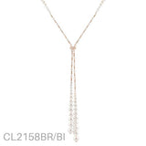 Collier Allegra RG with Diamonds and Pearls