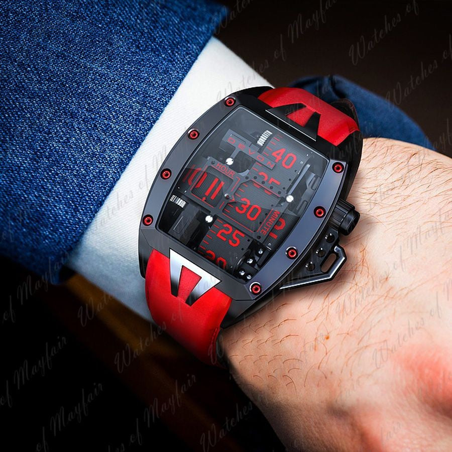 Devon Tread 2 Redrum – steel pin buckle clasp