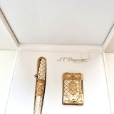 S.T. Dupont Versailles Limited Edition Pen & Lighter Set – Luxury Gold Collection