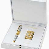 S.T. Dupont Versailles Limited Edition Pen & Lighter Set – Luxury Gold Collection
